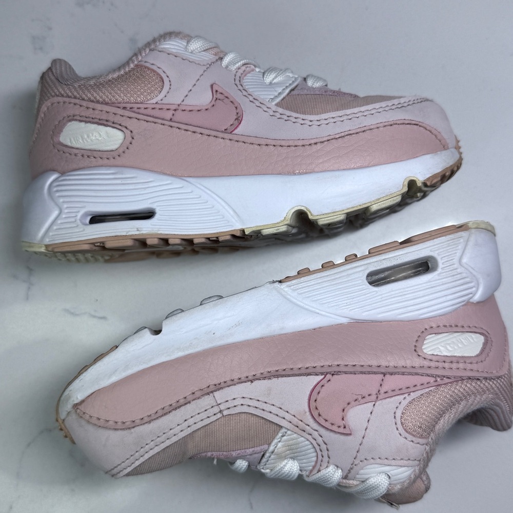 NIKE Air Max 90 Barely Rose Pink Sneakers-Sz 7c